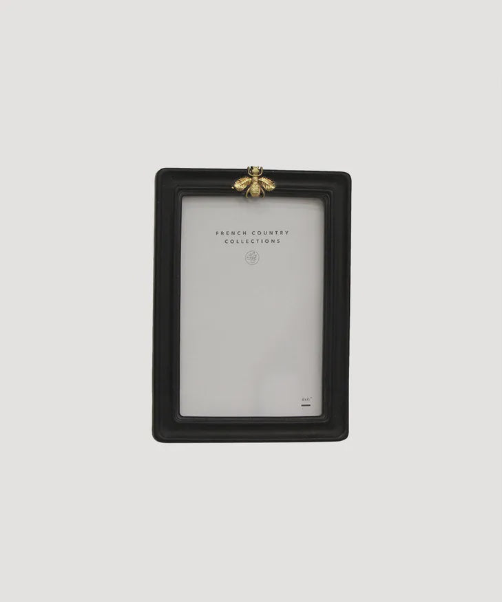 Bee Black Photo Frame 4 x 6"