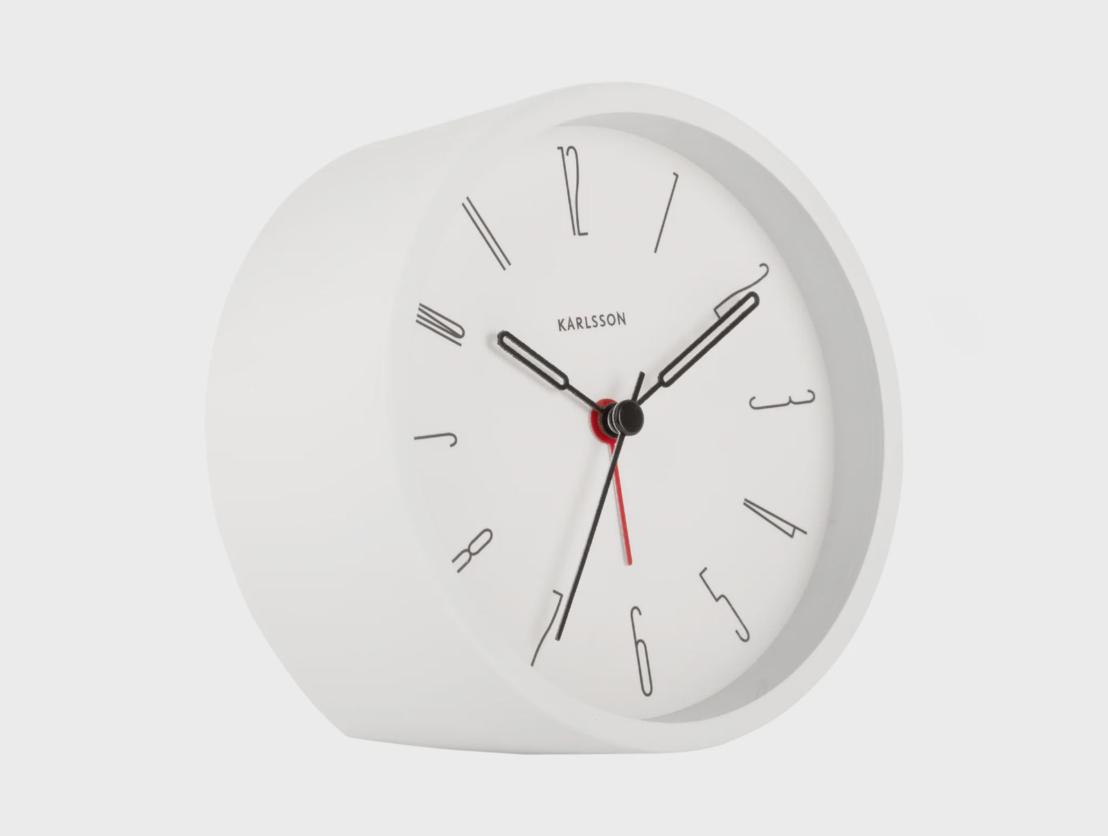 Karlsson KA5915WH Belle Alarm Clock White