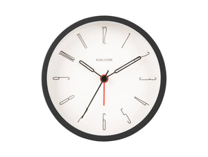 Karlsson Belle Alarm Clock - Black