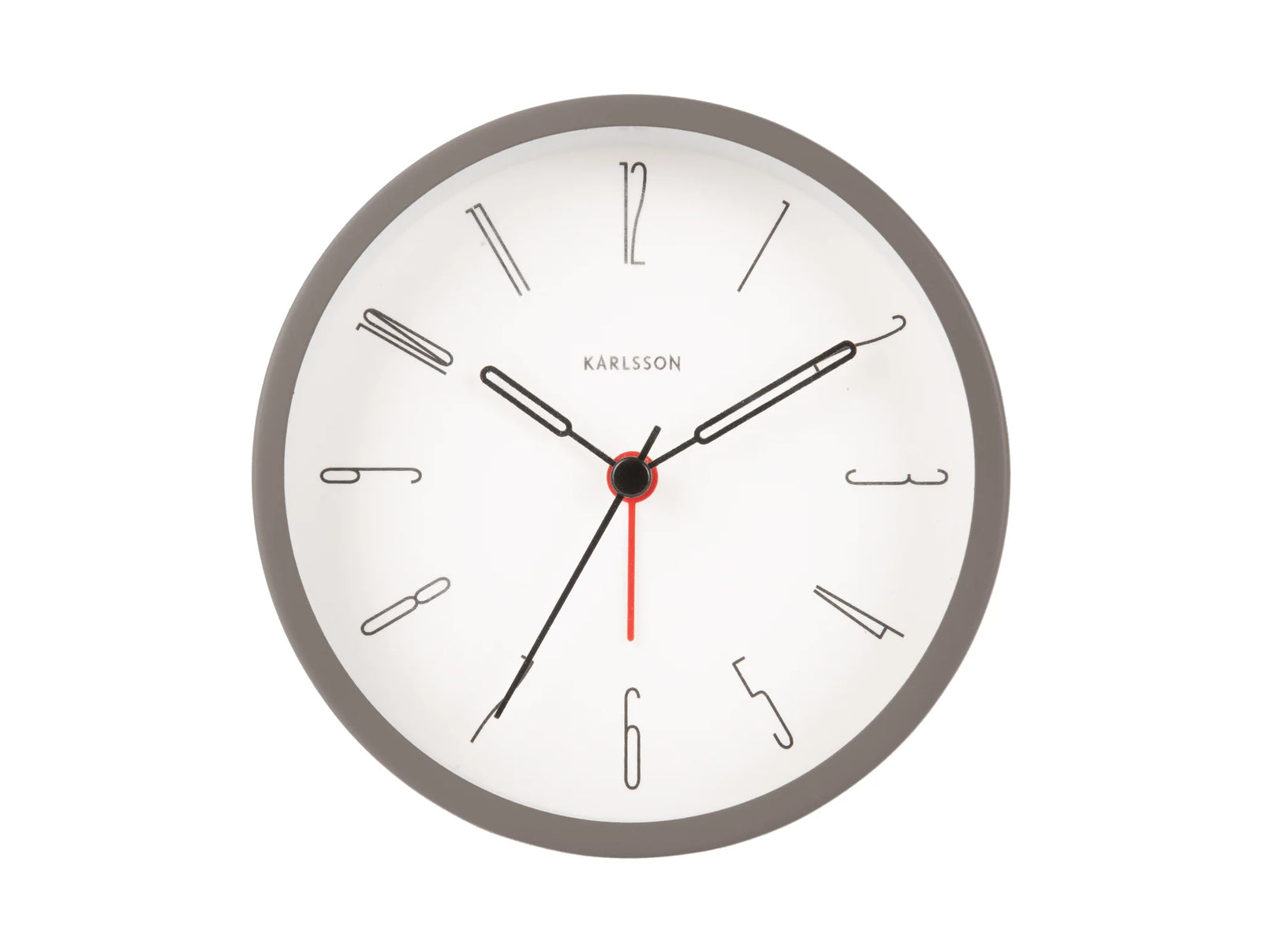 KARLSSON Belle Alarm Clock Grey