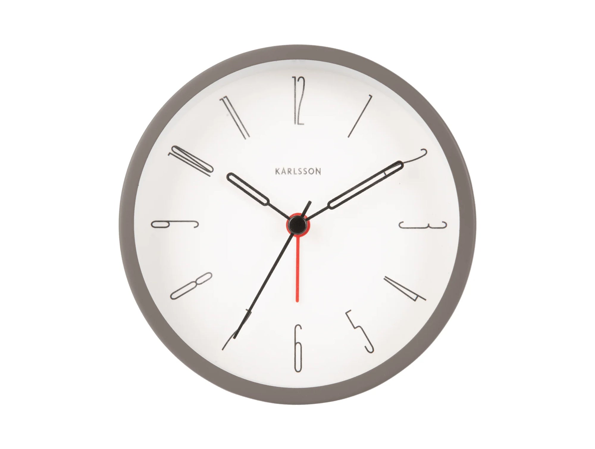 KARLSSON Belle Alarm Clock Grey