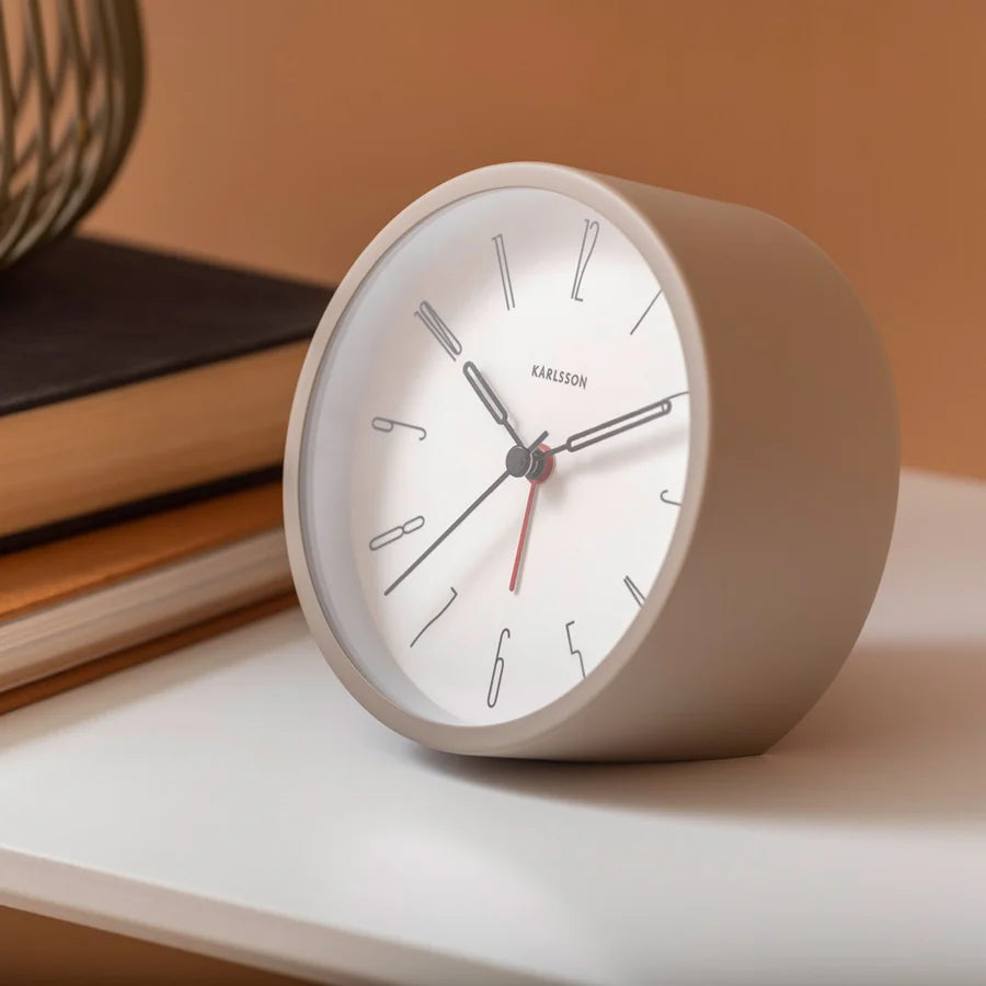 KARLSSON Belle Alarm Clock Grey