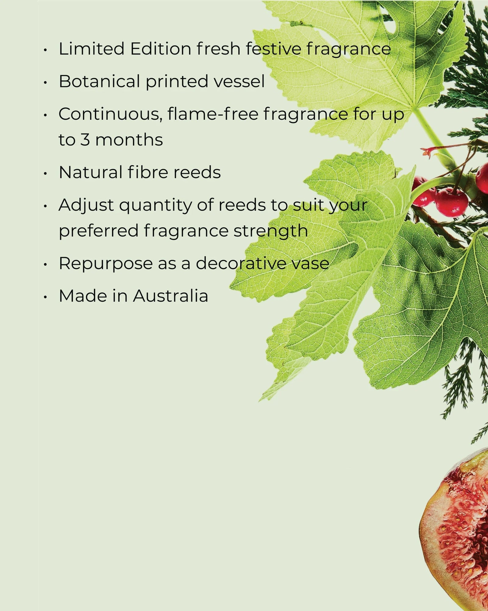CIRCA Christmas Diffuser 250ml - WHITE FIG & CEDAR