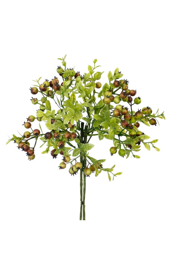 Flower Systems Berry Cluster Stem - Brown/Green