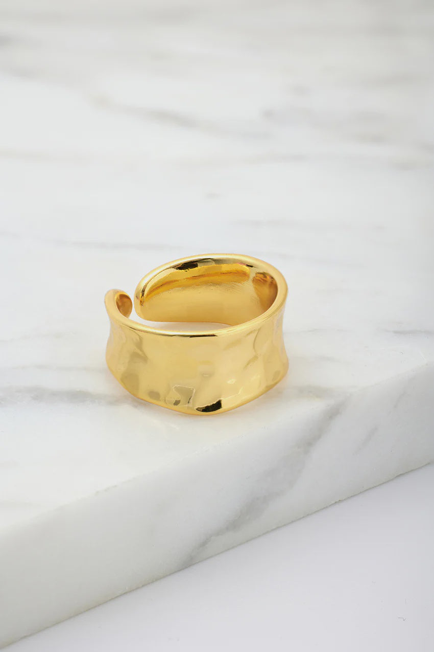 ZAFINO Bianca Adjustable Ring - Gold
