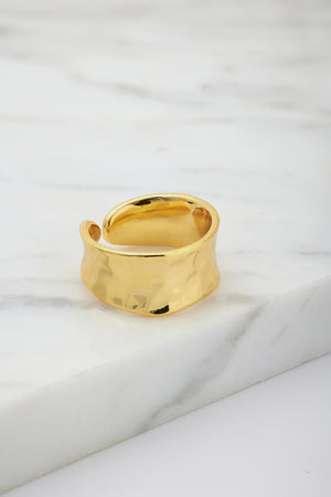 ZAFINO Bianca Adjustable Ring - Gold