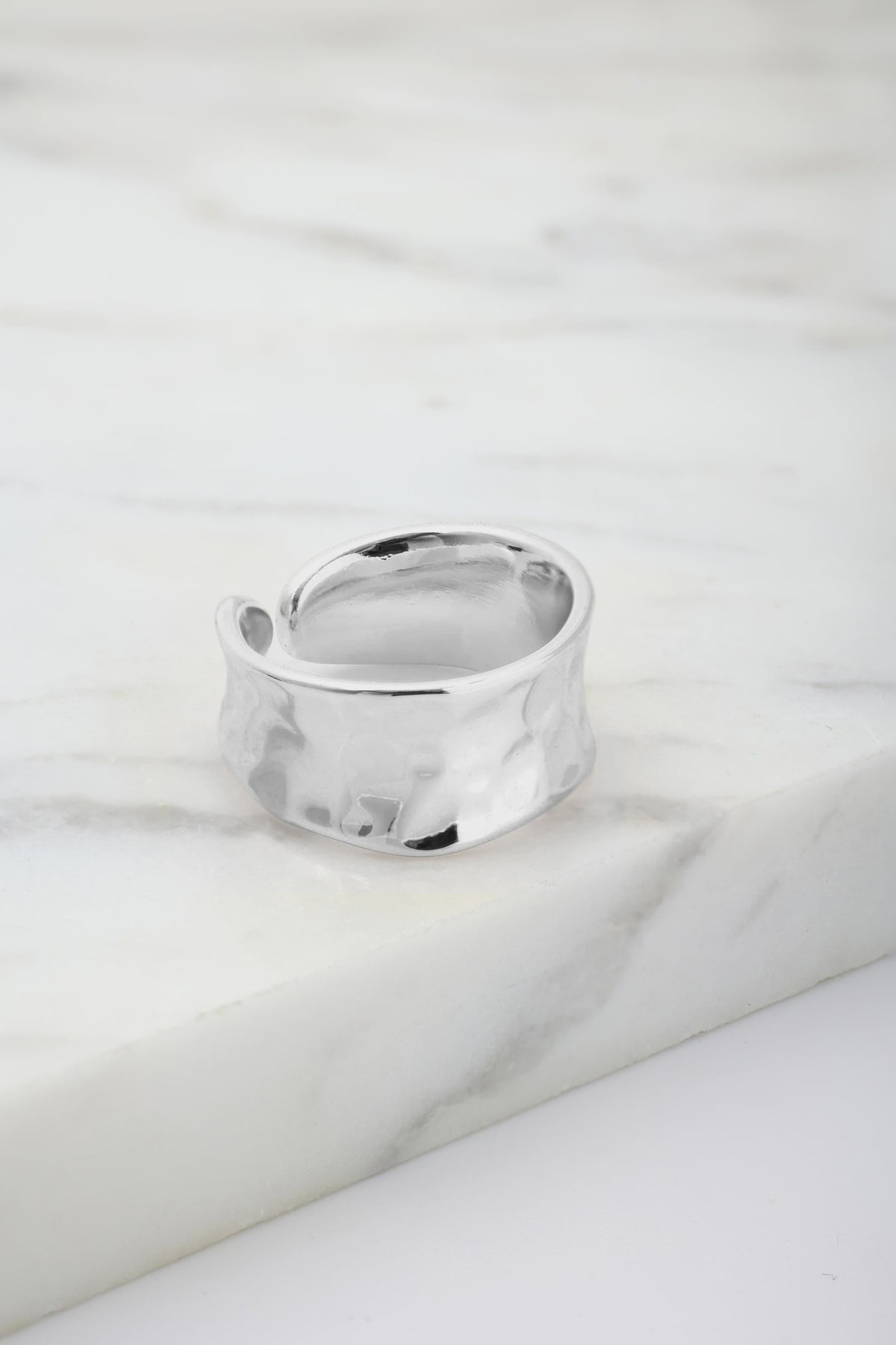 ZAFINO Bianca Adjustable Ring - Silver
