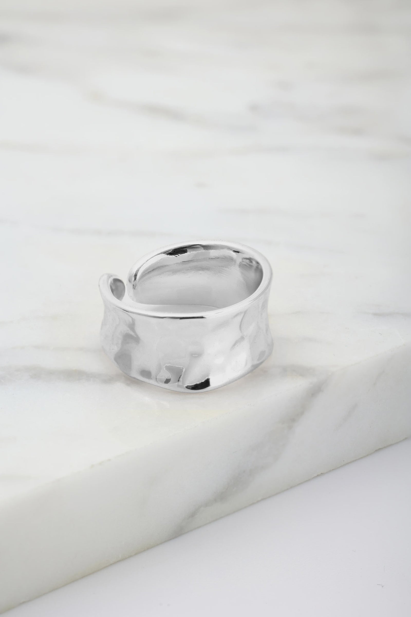 ZAFINO Bianca Adjustable Ring - Silver