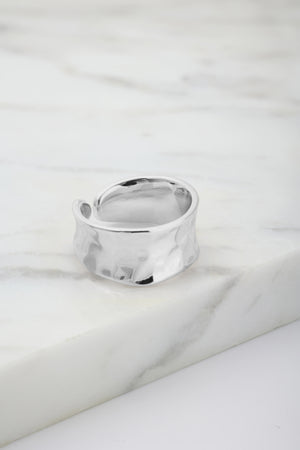 ZAFINO Bianca Adjustable Ring - Silver