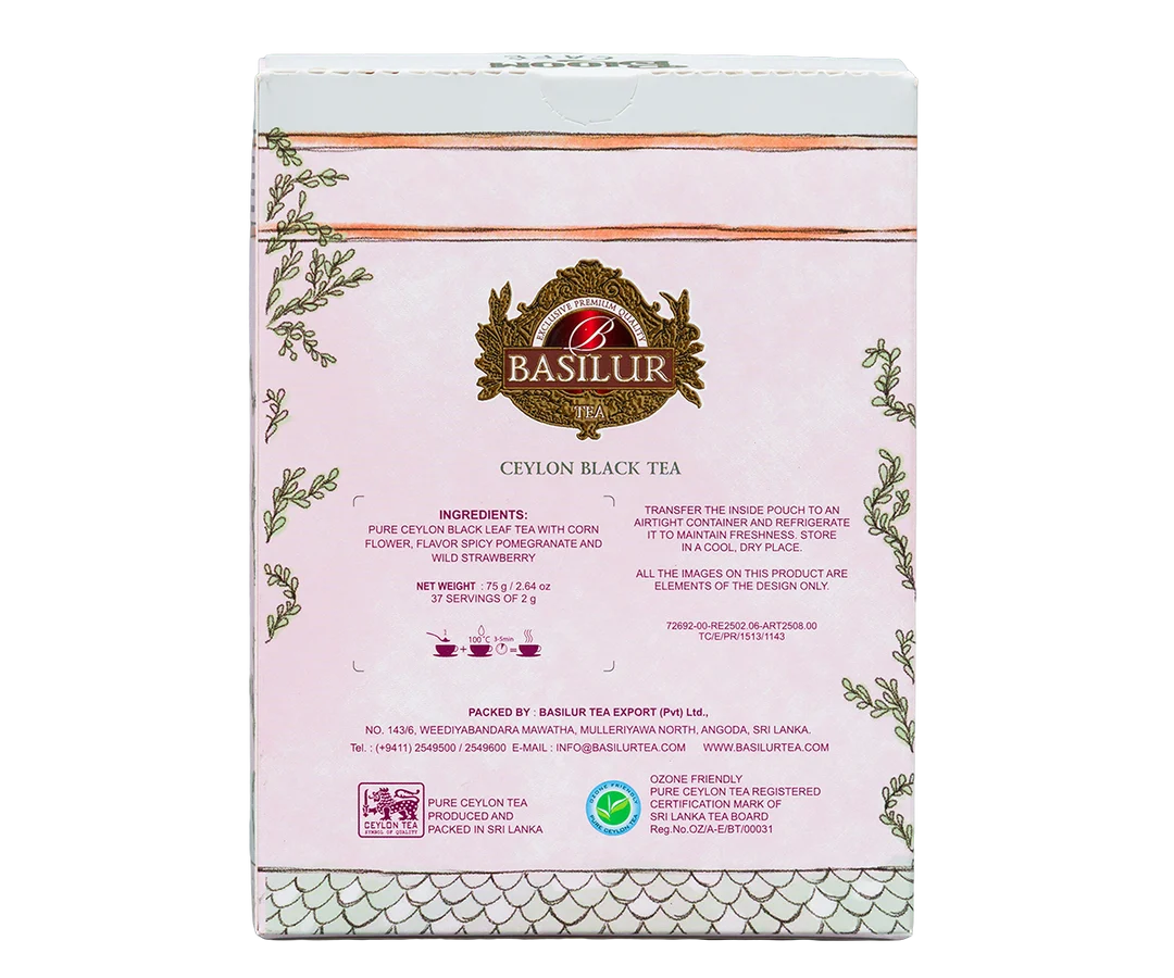 Bloom Café – Black Tea – 75g Loose Tea – Berry Twist