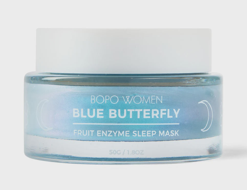 Bopo Women Blue Butterfly Enzyme Sleep Mask 50g