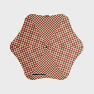 Blunt Metro - Clay Check Hexagonal checkered umbrella 