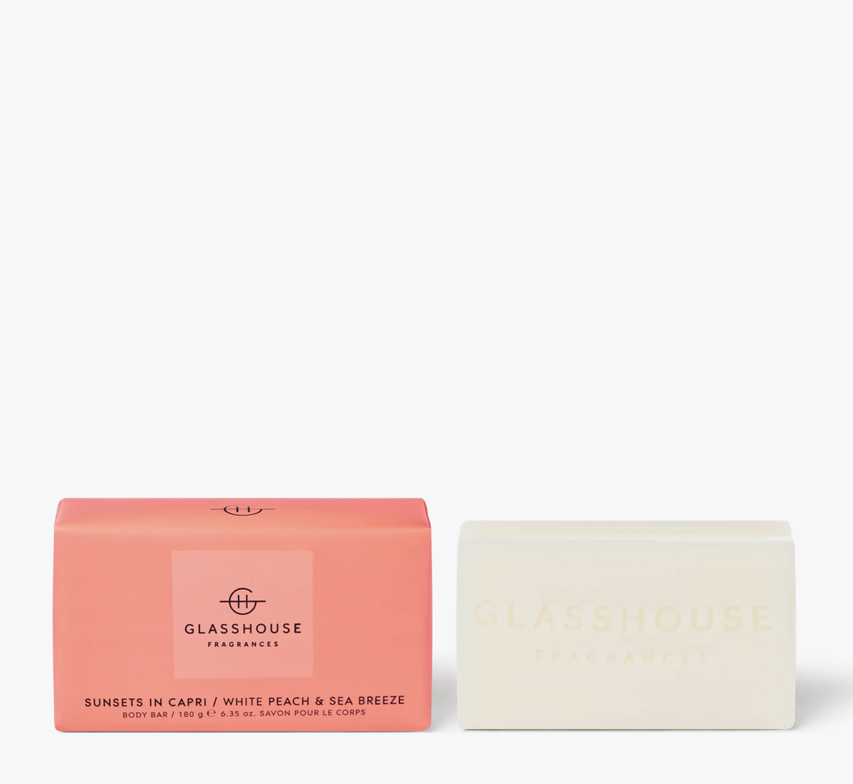 Glasshouse soap Body Bar 180g - Sunset in Capri