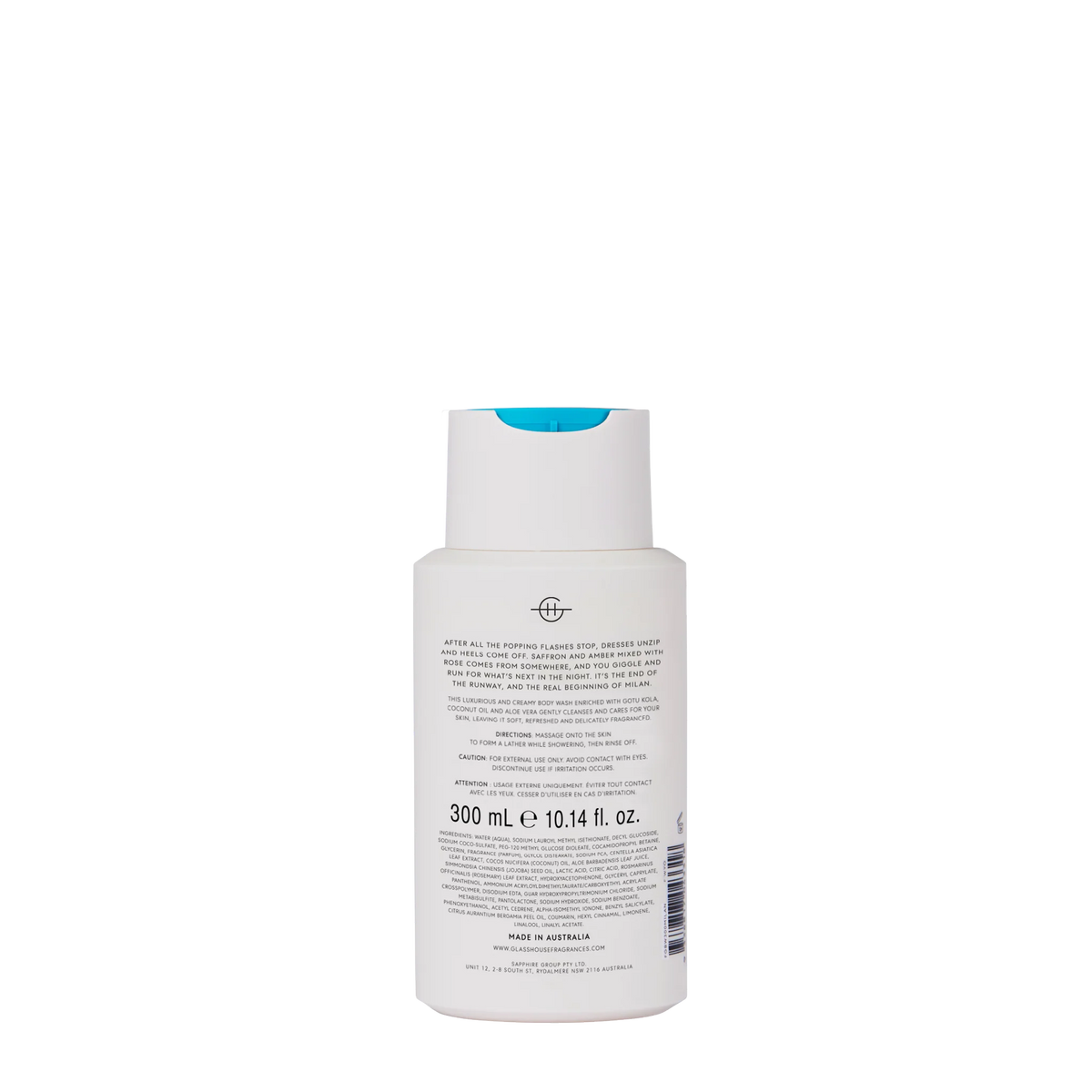 Glasshouse Fragrances Body Wash 300ml - Midnight in Milan