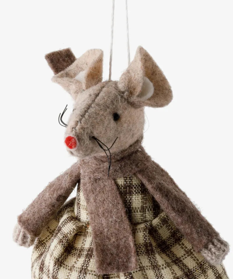 French Country Collections Brown Hilary Mouse Hanging