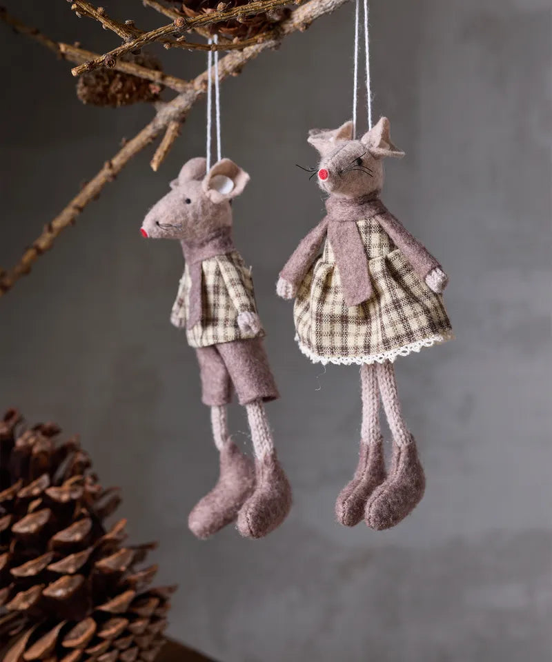French Country Collections Brown Hilary Mouse Hanging