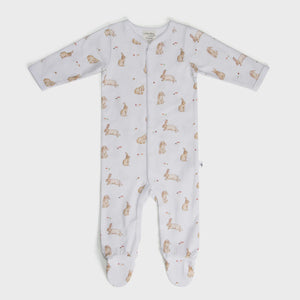 Dimples Cotton Babygrow - Bunny Baby onesie