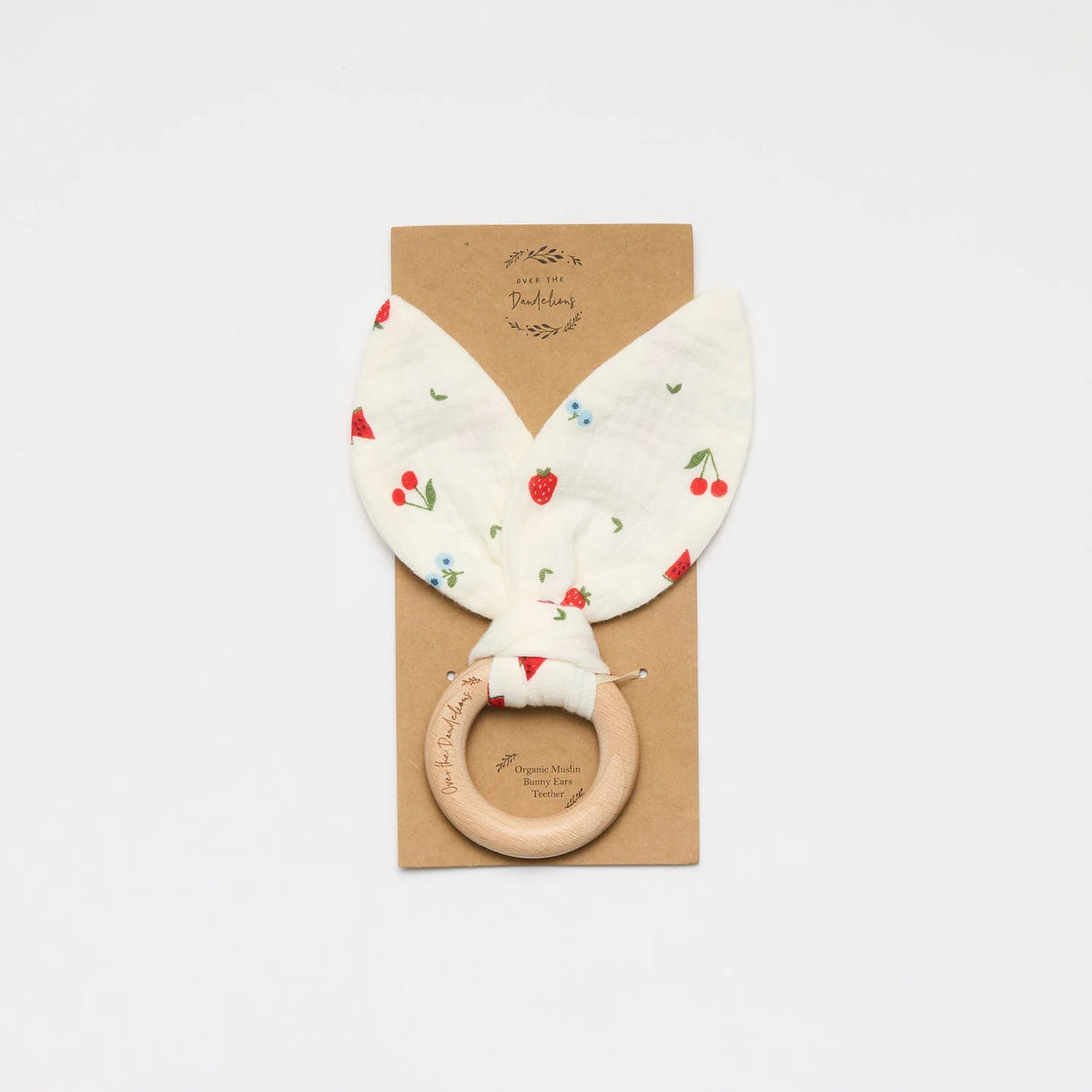 Organic Bunny Ears Teether - Sweet Pickings