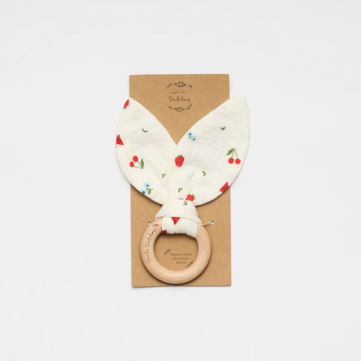 Organic Bunny Ears Teether - Sweet Pickings