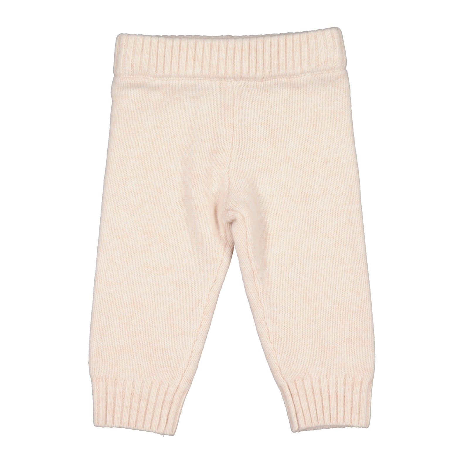 Burrow & Be Baby Knit Pants - Ivory Blush