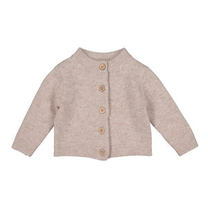 Burrow & Be Oakley Cardigan - Taupe