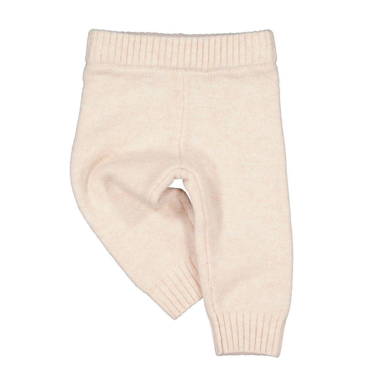 Burrow & Be Baby Knit Pants - Ivory Blush