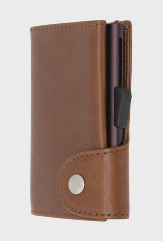 C-secure Tanned Wallet - Gun