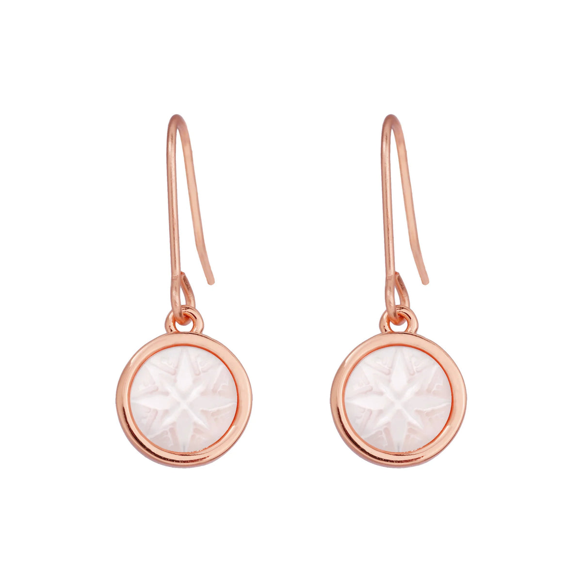 Mother of Pearl Matariki Whetū Pendant Earrings