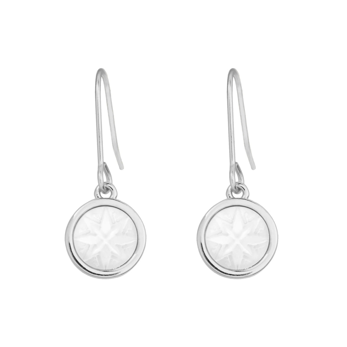 Mother of Pearl Matariki Whetū Pendant Earrings