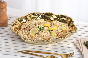 Pampa Bay Monaco Serving Bowl Gold porcelain