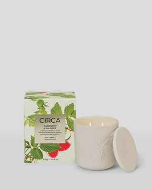 CIRCA 300g Candle - Christmas - RASPBERRY & RHUBARB - X26