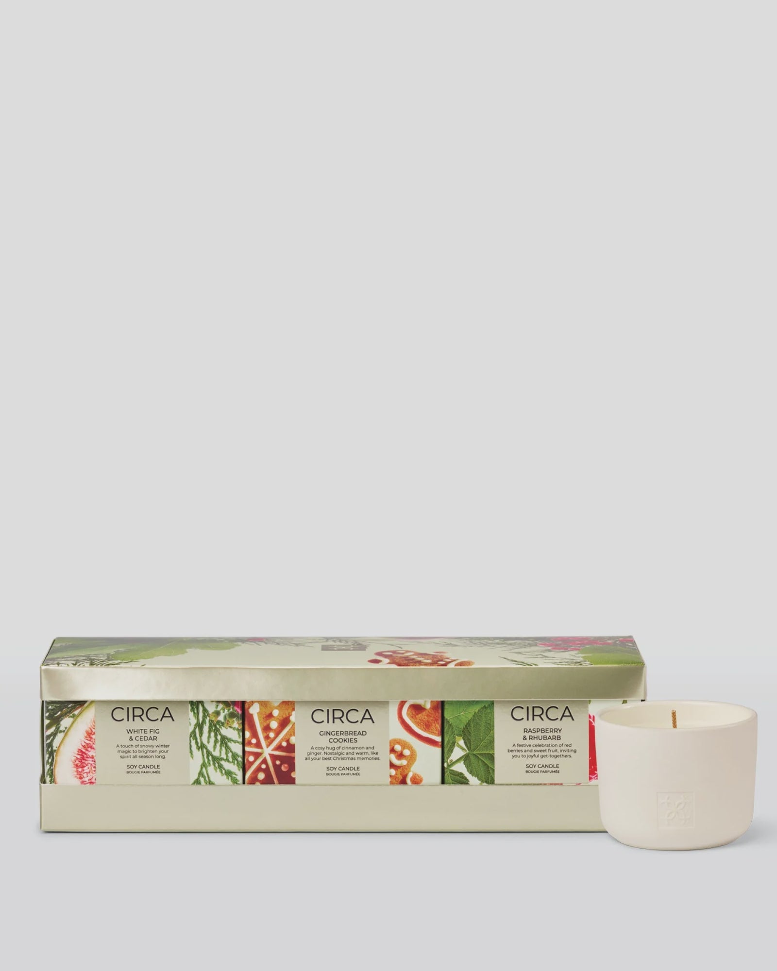 CIRCA Christmas 3x70g Candle Trio
