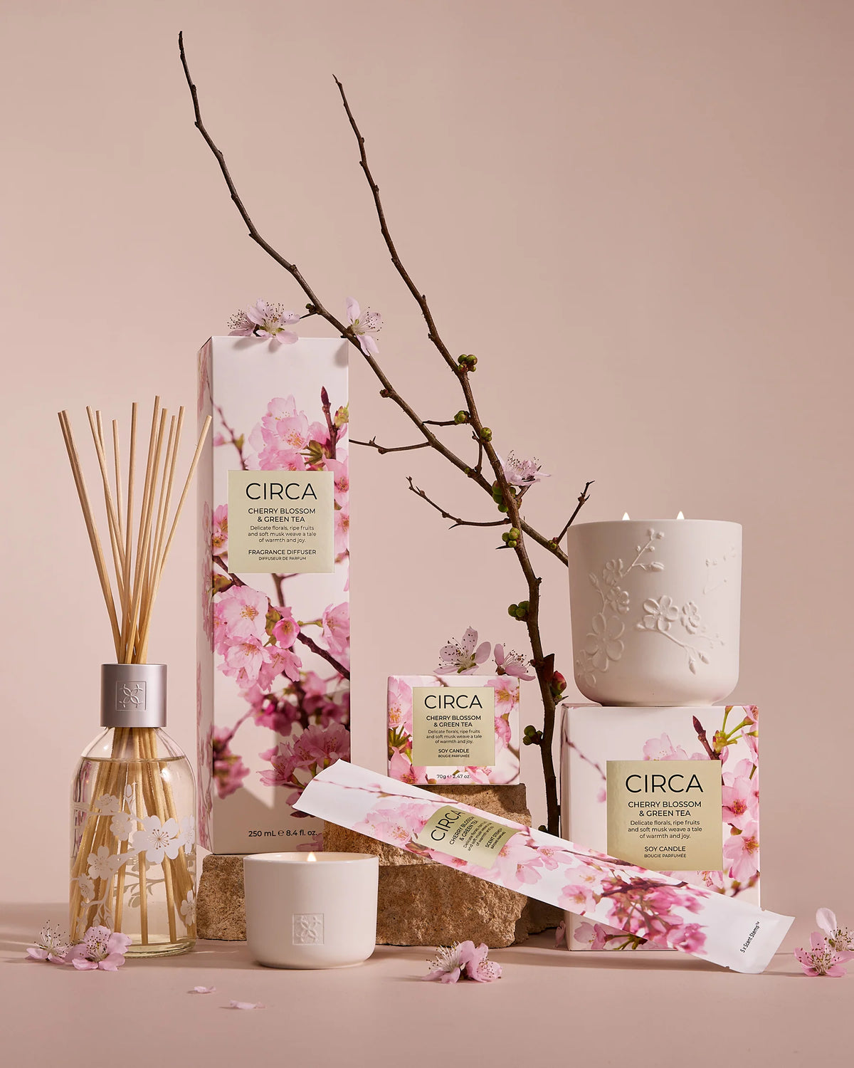CIRCA Home Replacement Scent Stems - Cherry Blossom & Green Tea 2026