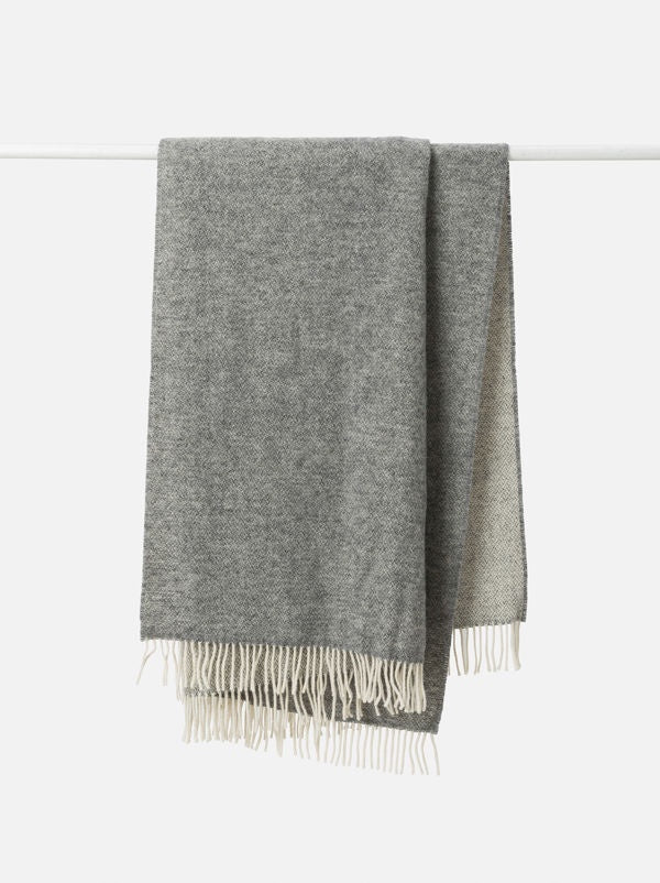 CITTA Wool Throw Grey