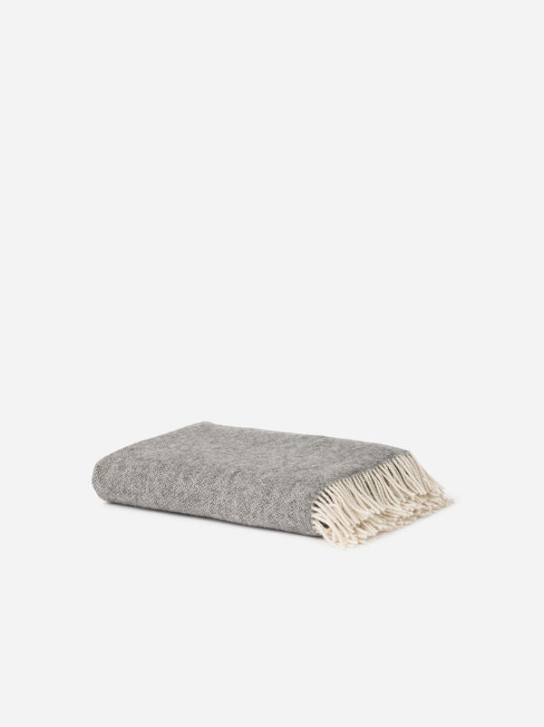 CITTA Wool Throw Grey