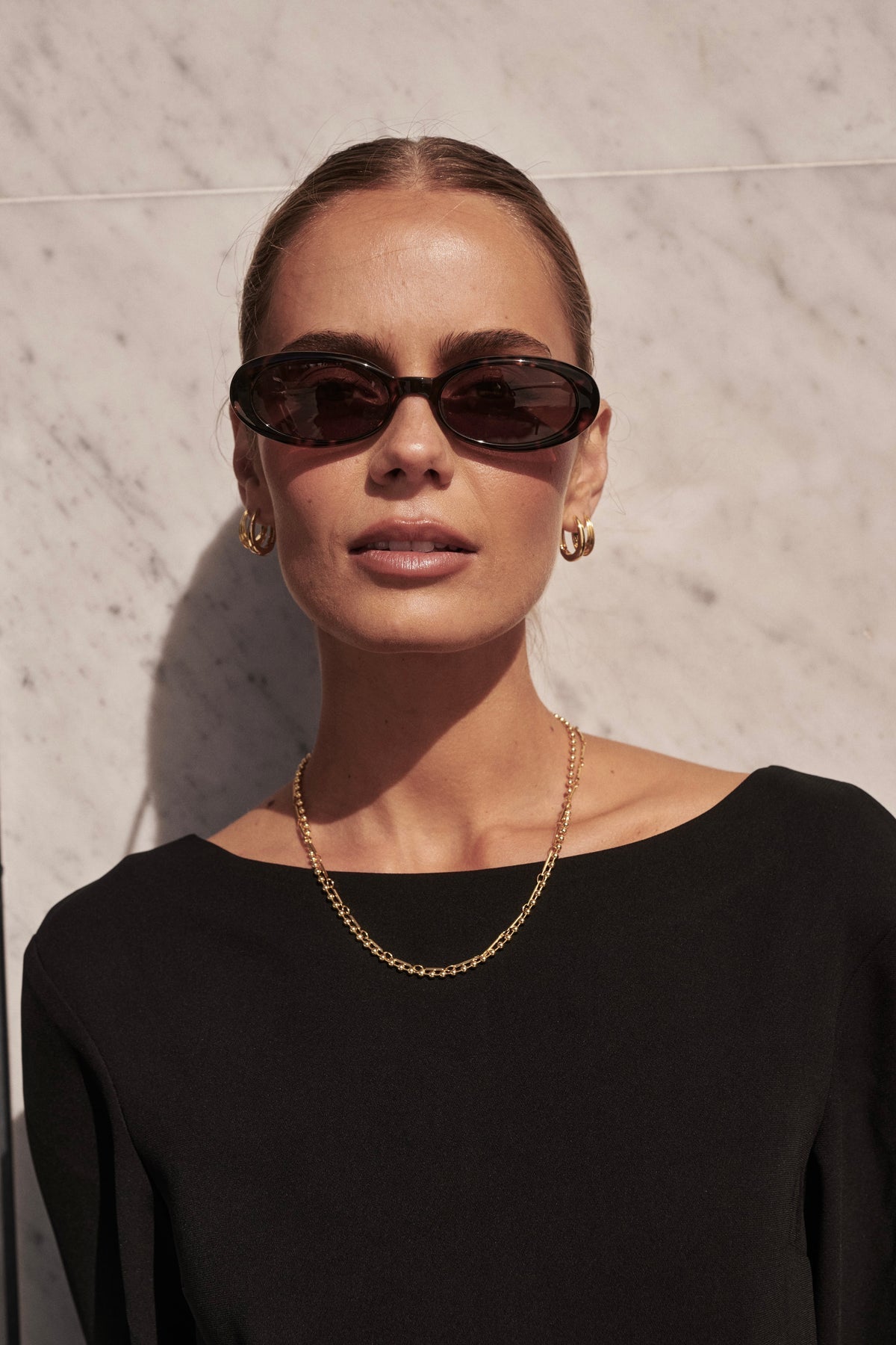 Marley Hoop - Medium - Gold