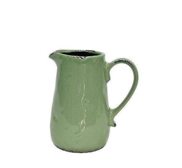 Westminster Jug - Mint Small Green ceramic pitcher