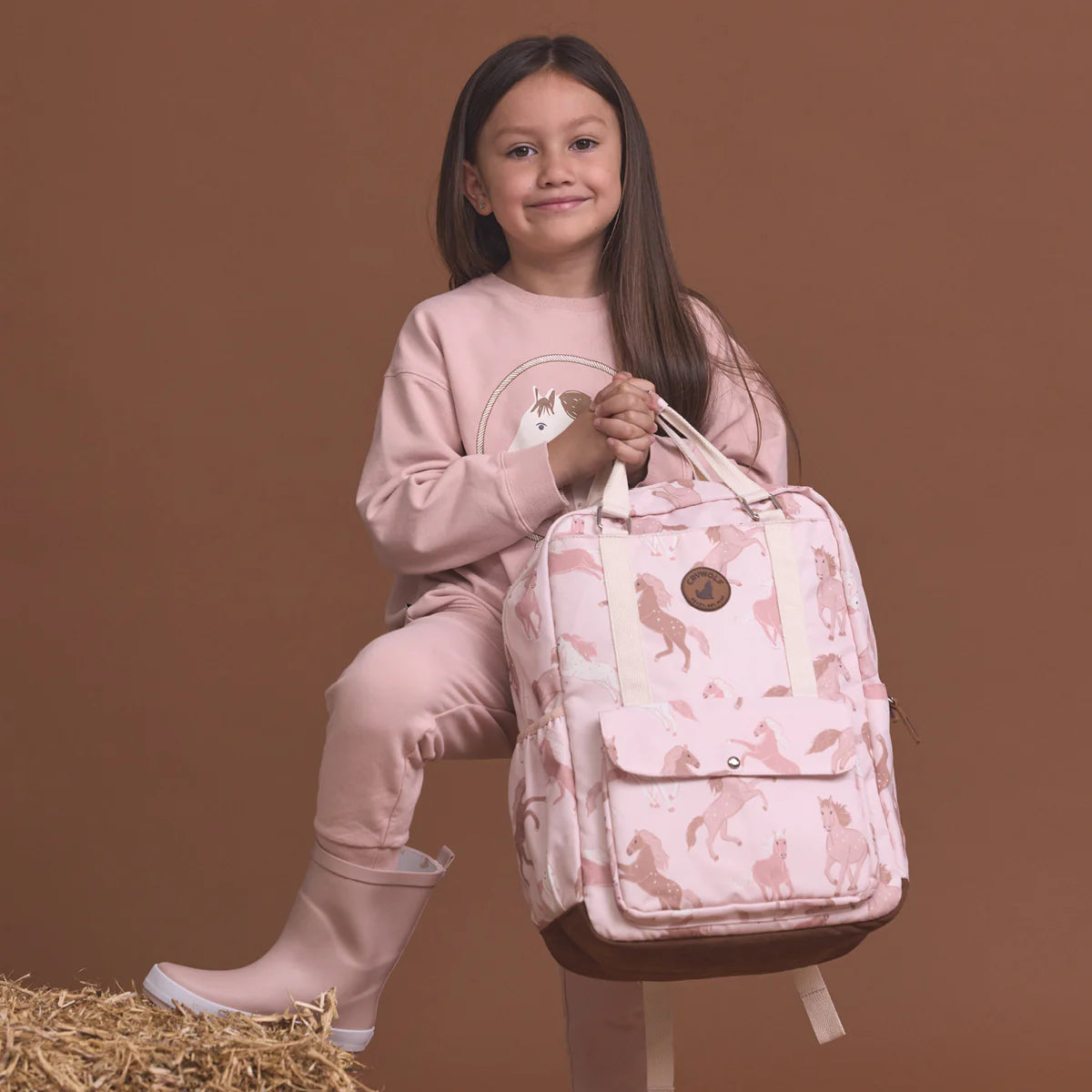Crywolf School bag KNAPSACK Blush Ponies