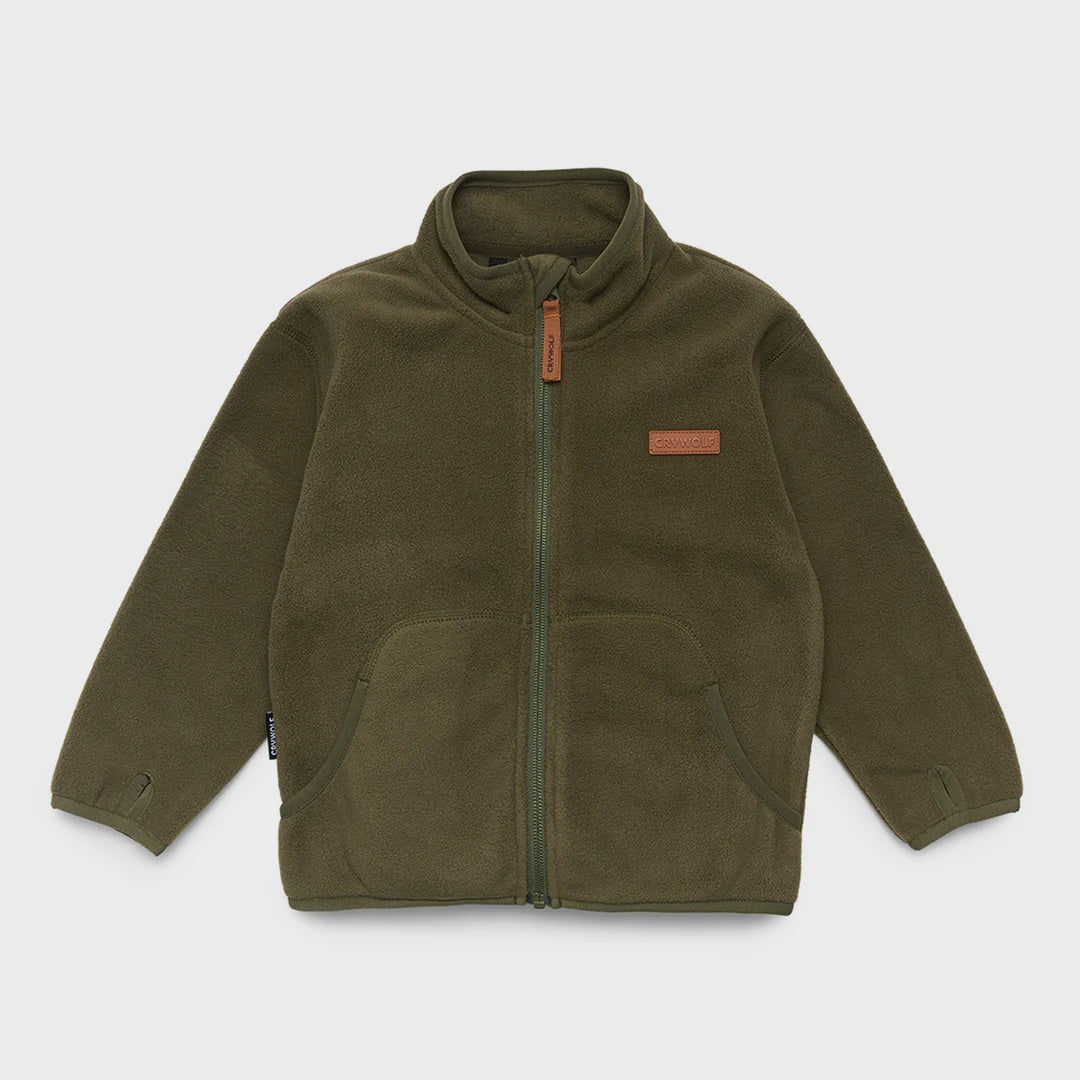 Crywolf Child Lightweight Fleece - Olive