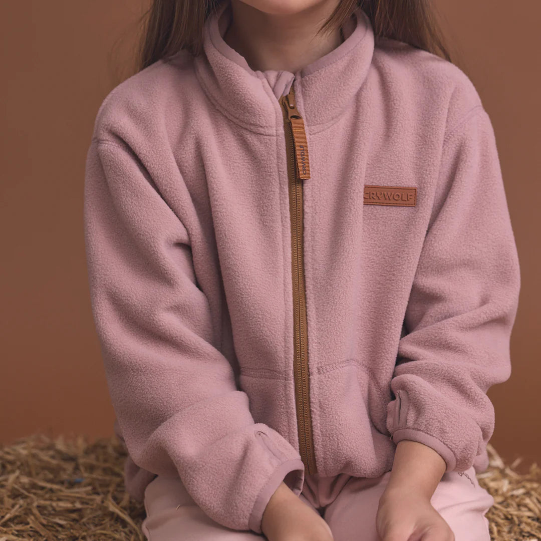 CRYWOLF Child Kids Lightweight Fleece - Pink Rose