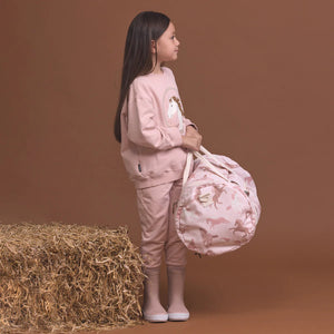 CRYWOLF CHILD PACKABLE DUFFEL Blush Ponies