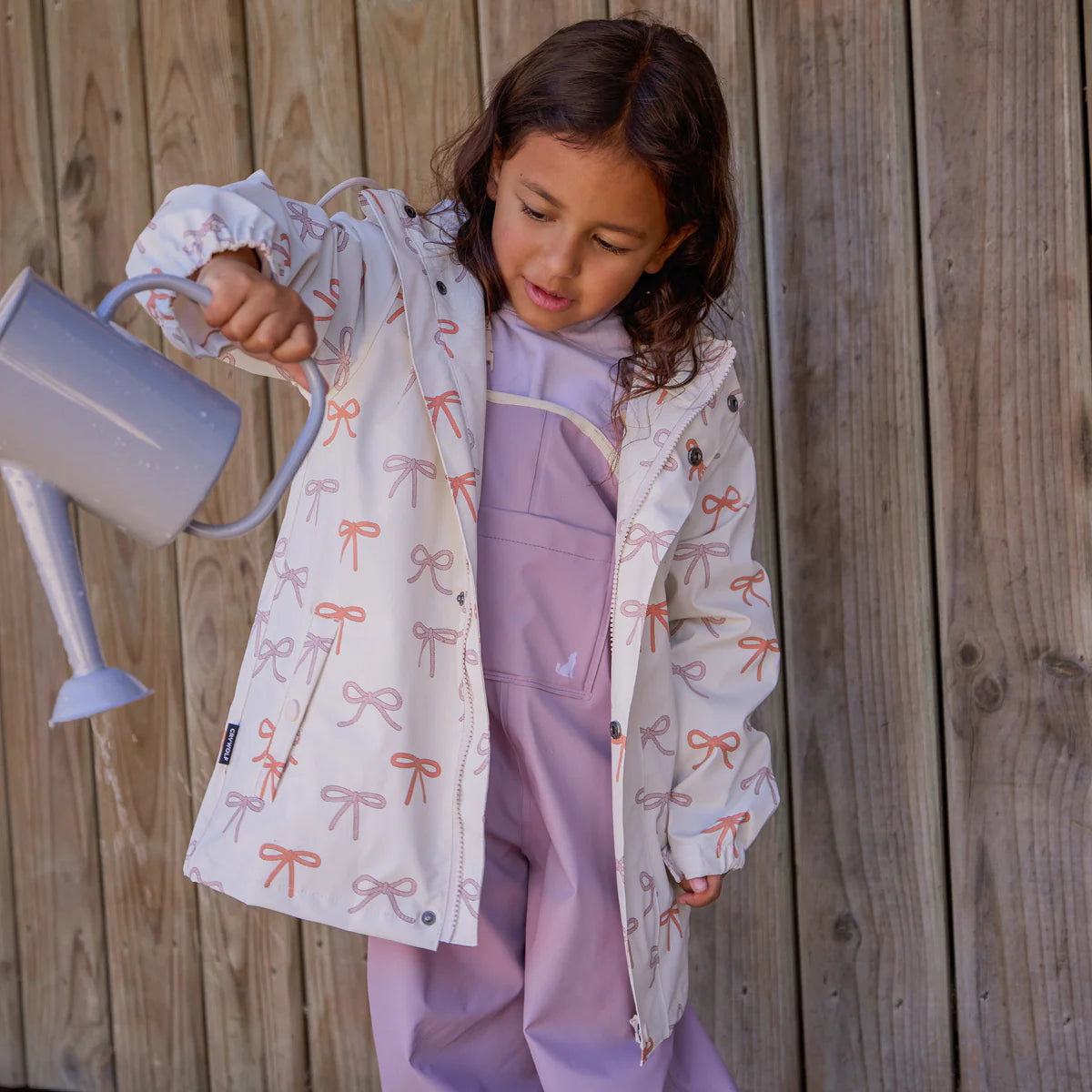 Crywolf Kids Girls Play Jacket - Bows