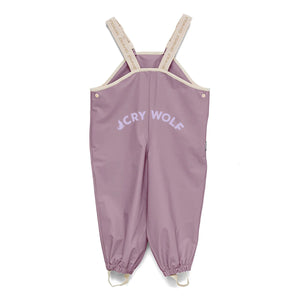 CRYWOLF CHILD Rain Overalls Heather Purple
