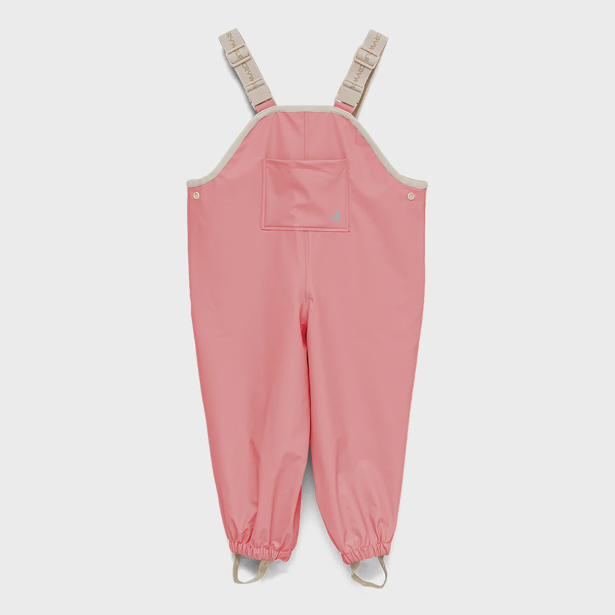 Crywolf Child Kids Girls Rain Overalls Rose Pink