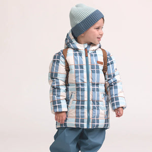 Crywolf Child TASMAN BEANIE - Blue Knitted beanie with a blue band