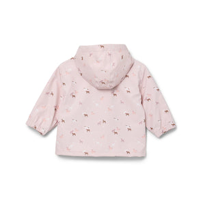 Crywolf Child BABY WANDER JACKET Pony Club Pink children's jacket with animal prints