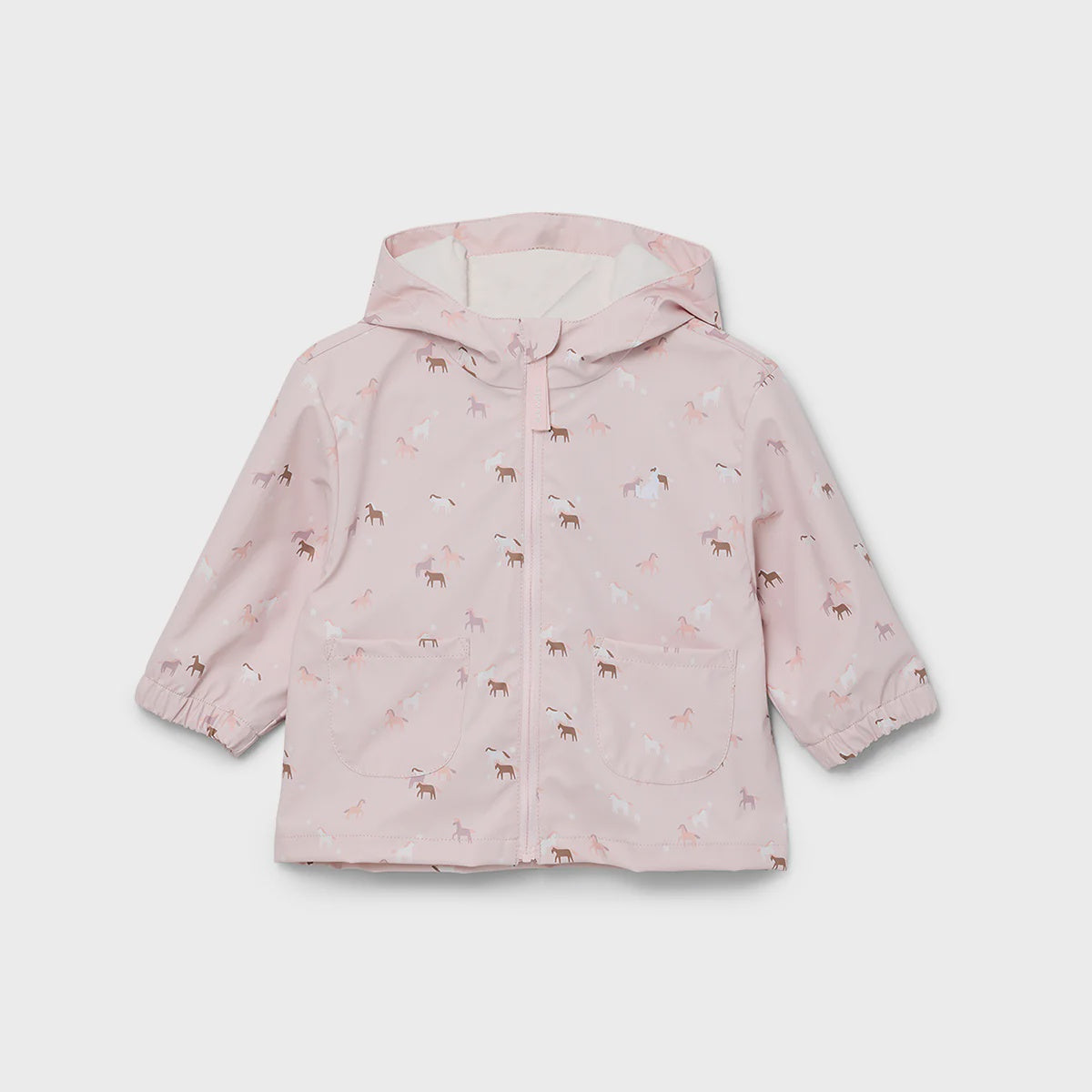 Crywolf Child BABY WANDER JACKET Pony Club Pink children's jacket with animal prints