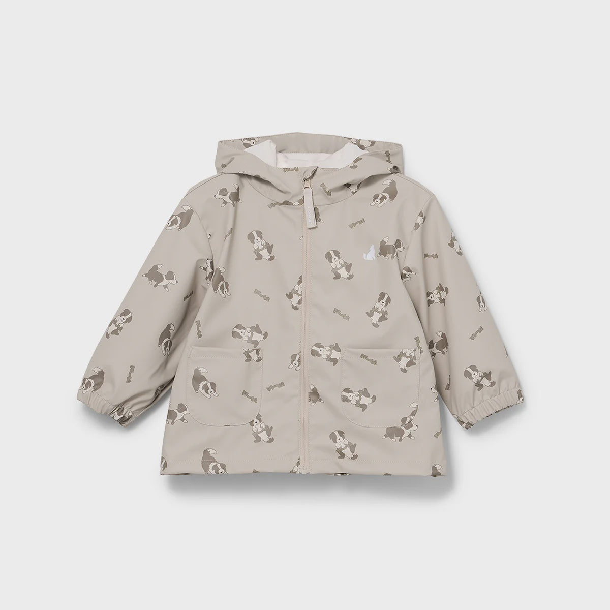 Crywolf Child BABY WANDER JACKET Puppies Children's raincoat with animal print