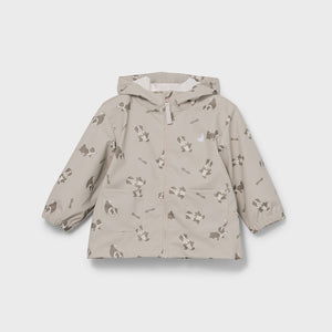 Crywolf Child BABY WANDER JACKET Puppies Children's raincoat with animal print