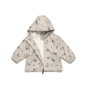 Crywolf Child BABY WANDER JACKET Puppies Children's raincoat with animal print